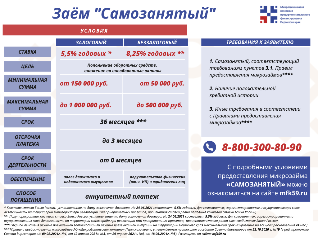 Меры государственной поддержки